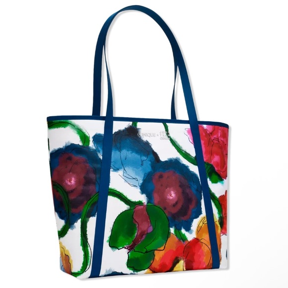 Clinique Handbags - Clinique X Jonathan Cohen Springtime Poppy Floral Print Tote Bag One Size NWT